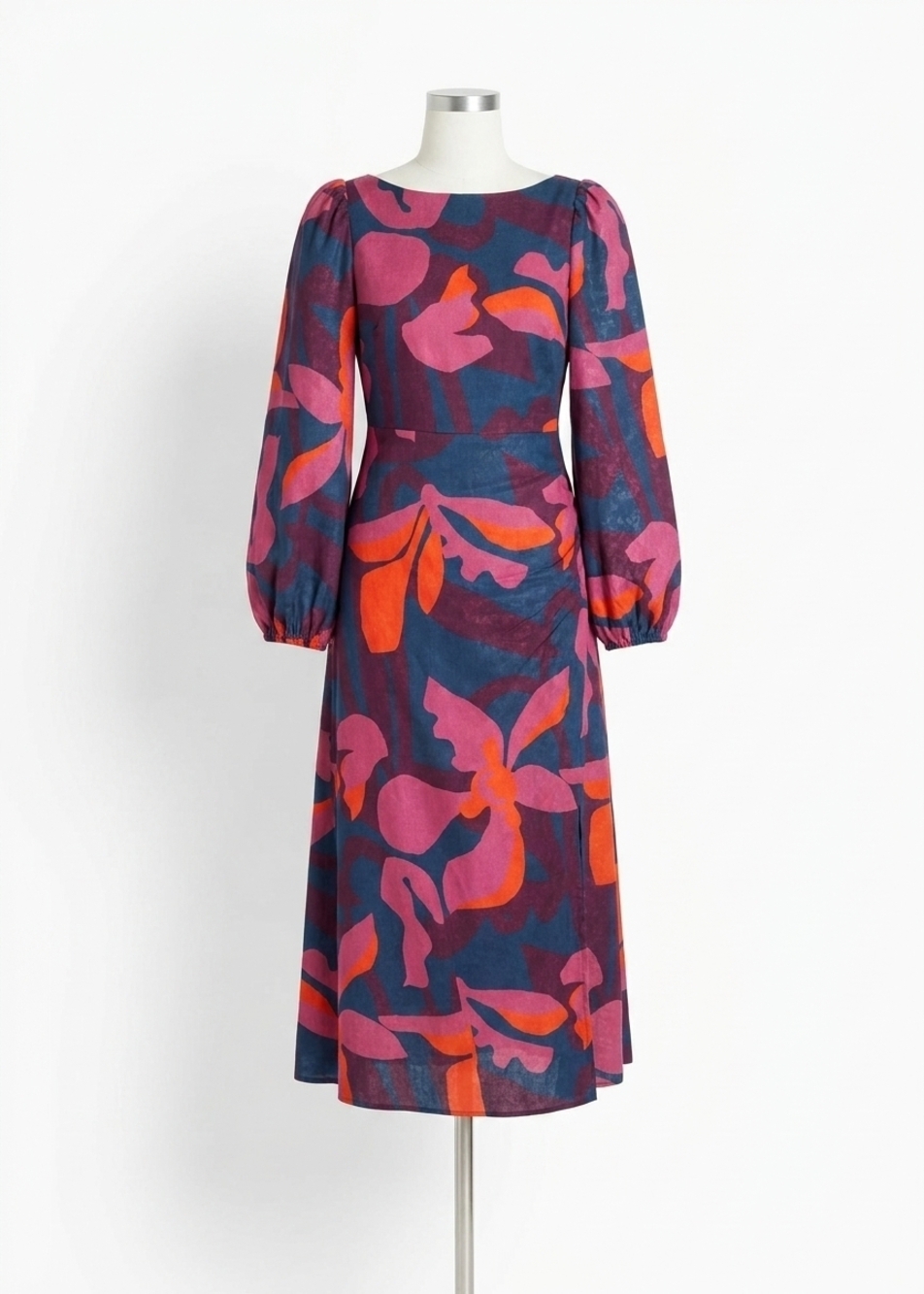 NEW FRNCH stendhal dress in geo flowers